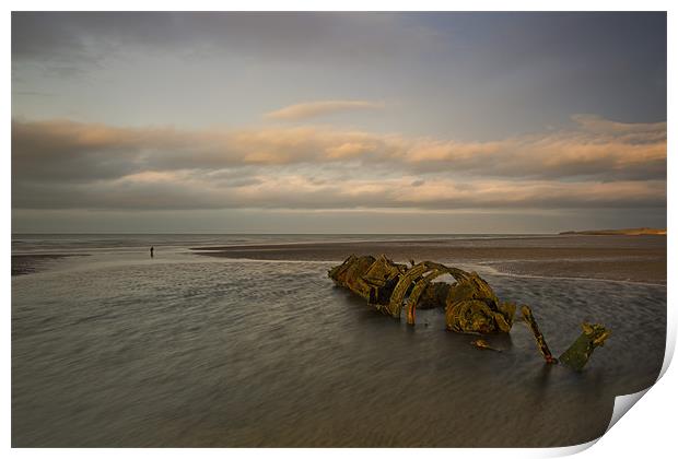 Aberlady bay submarine Print by James Marsden