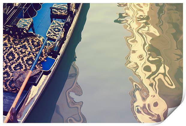 Reflections in Venice Print by Chiara Cattaruzzi