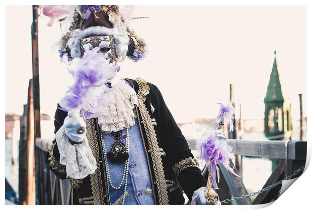 Carnival in Venice Print by Chiara Cattaruzzi