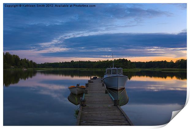 Midsummer night Print by Kathleen Smith (kbhsphoto)