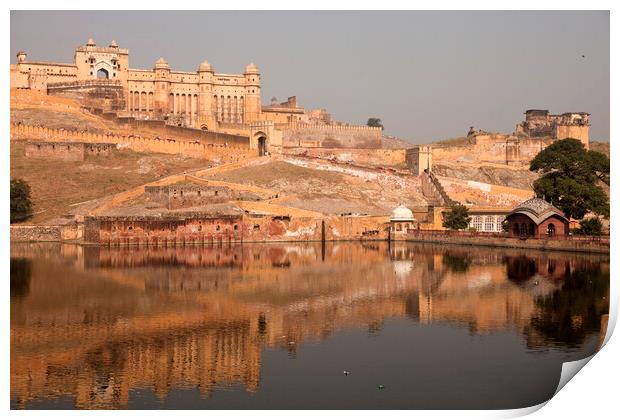 Amber Fort Jaipur Print by peter schickert