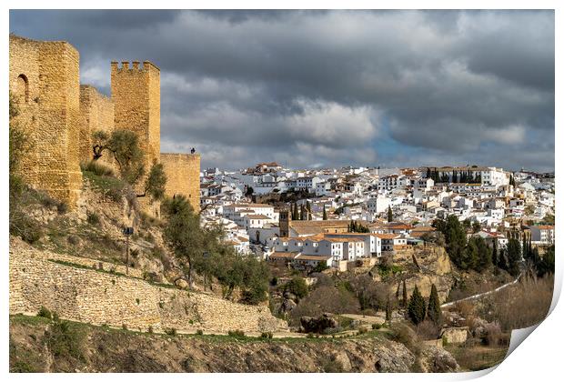 Ronda  Andalusia Print by peter schickert
