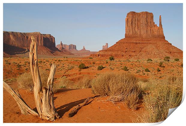 Monument Valley Print by peter schickert