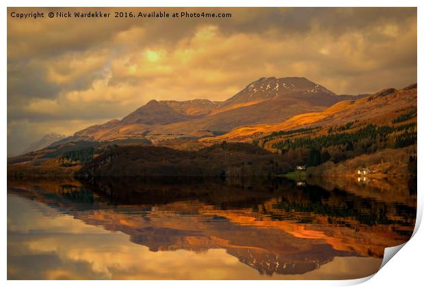 Loch Lomond Print by Nick Wardekker