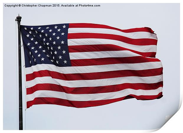 Stars and Stripes Print by Christopher Chapman