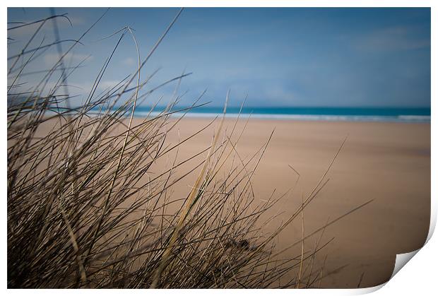 Perranporth beach Print by Dan Fisher