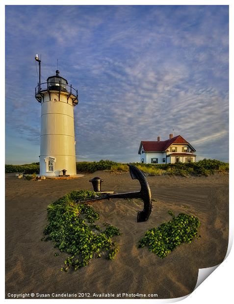Race Point Lighthouse Print by Susan Candelario