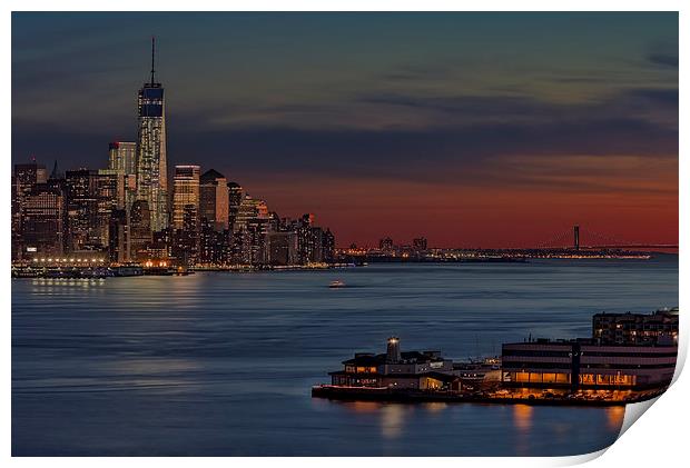 Freedom Tower Sunset Print by Susan Candelario