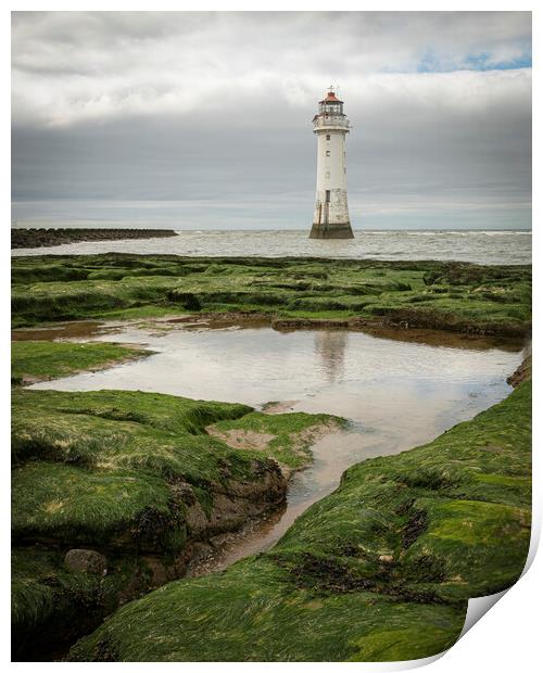 New Brighton Lighthouse Print by Jonathan Thirkell