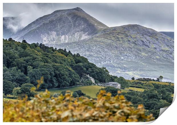 Snowdonia The Welsh Mountains Print by Jonathan Thirkell