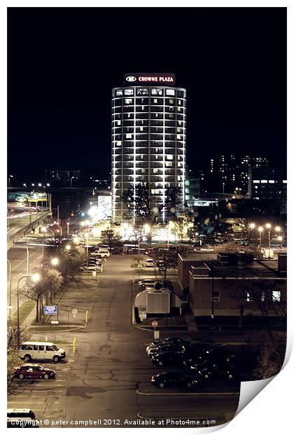 night View Print by peter campbell