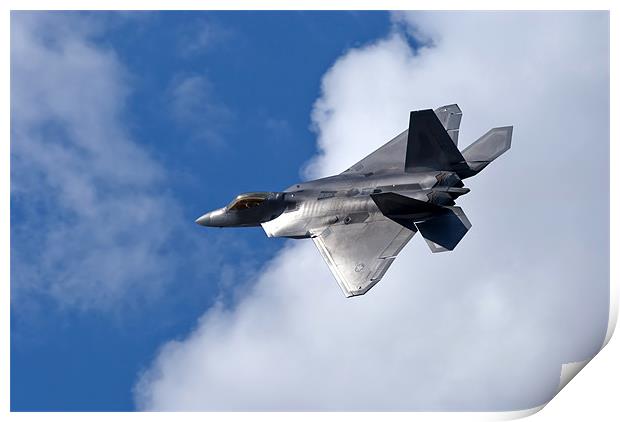 F22 Raptor Aircraft Print by Phil Emmerson