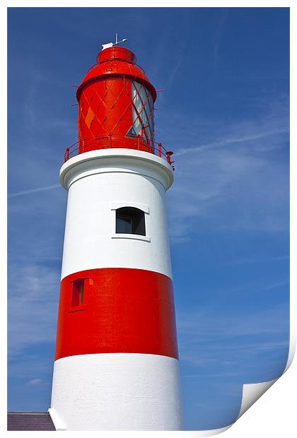 Souter Lighthouse Print by Phil Emmerson
