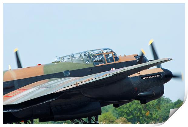  BBMF Lancaster Bomber Print by Phil Emmerson