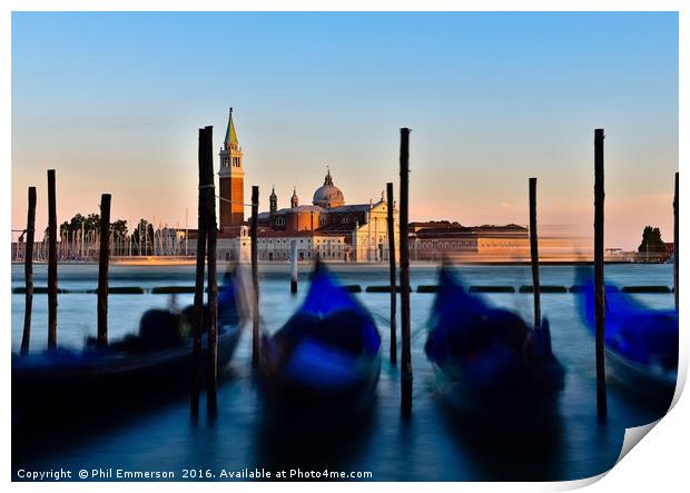Venice Giorgio Island  Print by Phil Emmerson
