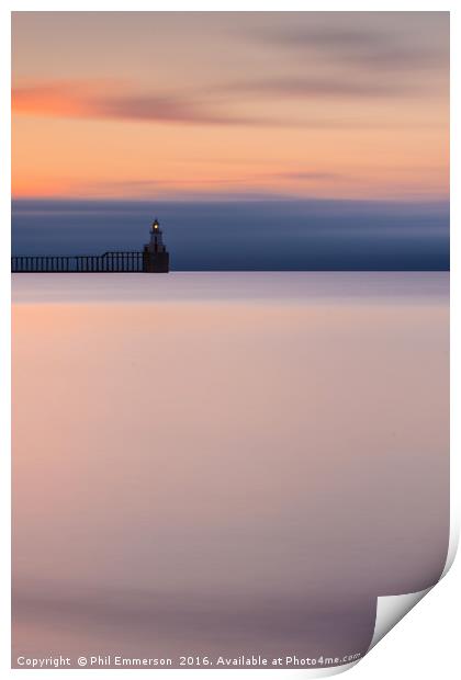 Tranquil Pier Print by Phil Emmerson