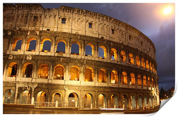 The Colosseum Print by David Cane