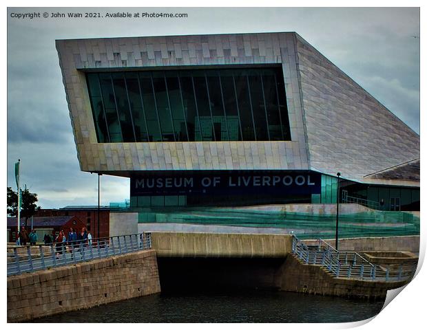 The Museum of Liverpool Print by John Wain