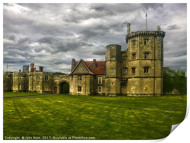 Thornbury Castle (HDR) Print by John Wain