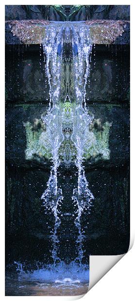Waterfall Print by Ruth Hallam