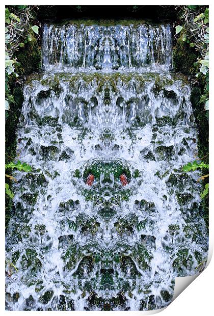 Fountain 2 Print by Ruth Hallam