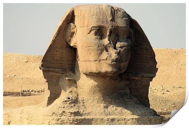 Great Sphinx of Giza Print by Ruth Hallam
