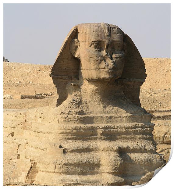 Great Sphinx of Giza 2 Print by Ruth Hallam