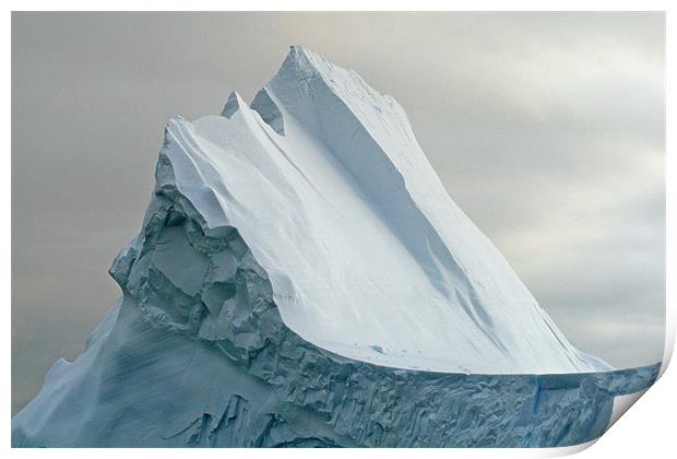 Iceberg in Drake Passage 10 Print by Ruth Hallam