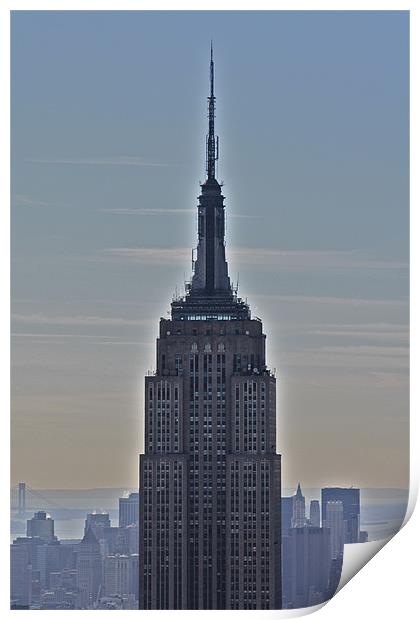 Empire State Building Print by Paul Hutchings 