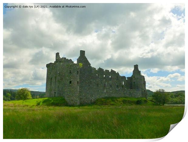 kilchurn castle  argyll and bute  Print by dale rys (LP)