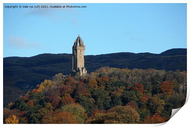 WALLACE MONUMENT  Print by dale rys (LP)
