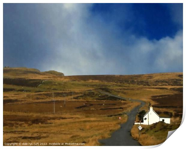 WHILE ON SKYE... Print by dale rys (LP)