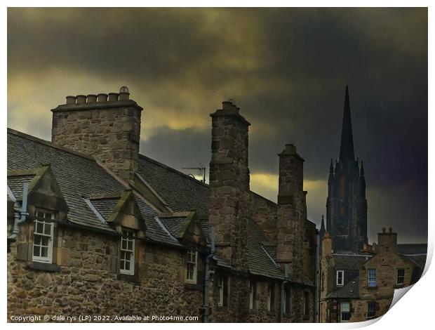 edinburgh old town  Print by dale rys (LP)