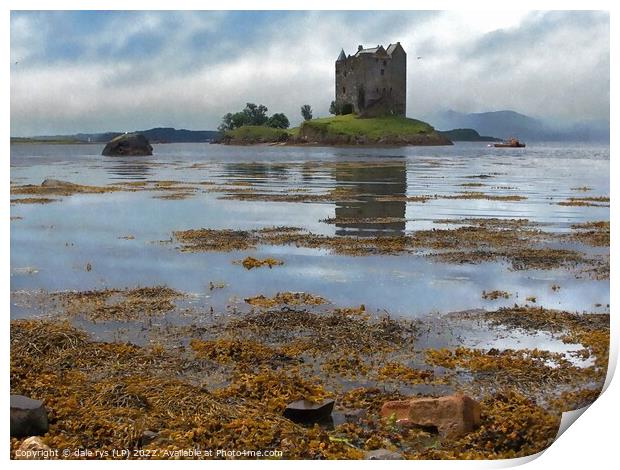 castle stalker argyll and bute Print by dale rys (LP)