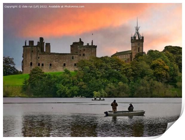 Linlithgow palace Print by dale rys (LP)