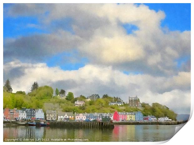 TOBERMORY MULL  Print by dale rys (LP)