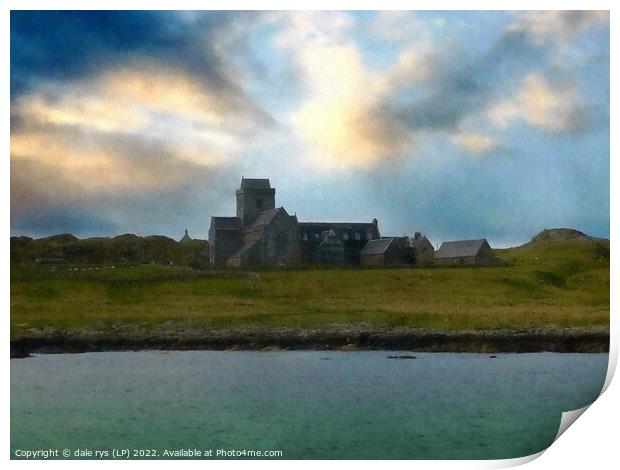 IONA ABBEY argyll and bute Print by dale rys (LP)