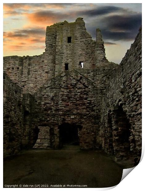 dirleton castle Print by dale rys (LP)