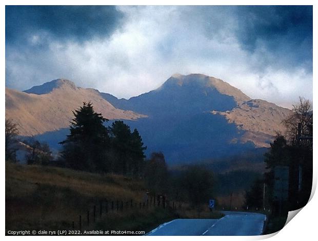 tyndrum scotland   Print by dale rys (LP)