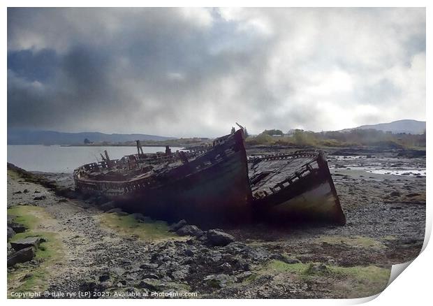 MOODY SHIP WRECK  Print by dale rys (LP)