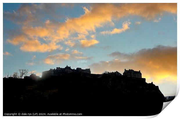 Edinburgh castle    Print by dale rys (LP)