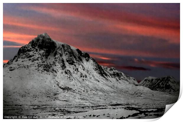 WINTER SCOTTISH HIGHLANDS Print by dale rys (LP)