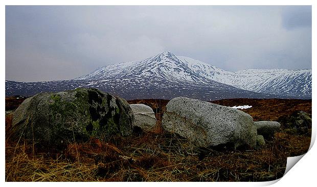 the rocks Print by dale rys (LP)