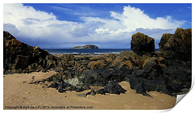 north berwick beach Print by dale rys (LP)