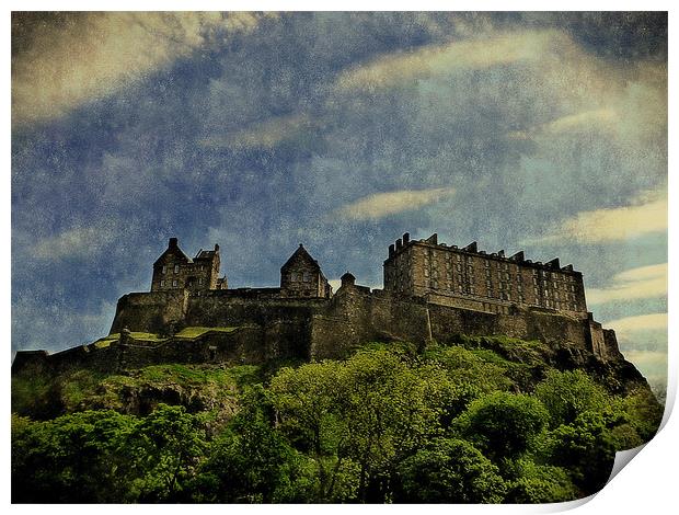 edinburgh castle Print by dale rys (LP)