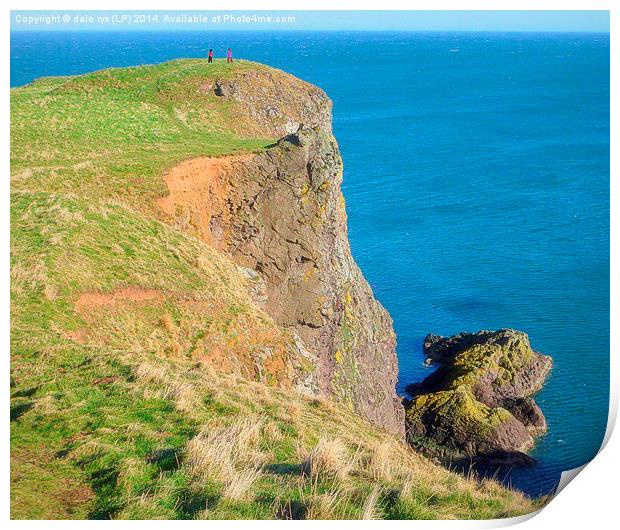 scotlands coast Print by dale rys (LP)