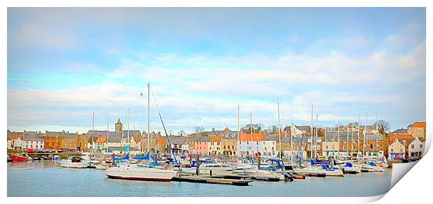  anstruther harbor   Print by dale rys (LP)