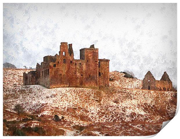  crichton castle-scotland Print by dale rys (LP)