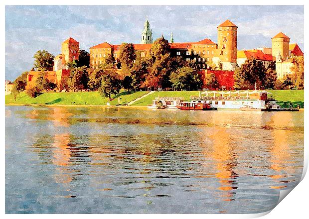  wawel castle,krakow,poland Print by dale rys (LP)
