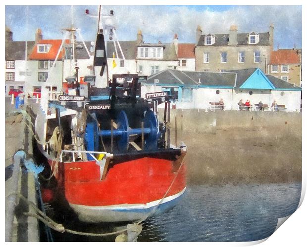 anstruther fife scotland 2 Print by dale rys (LP)